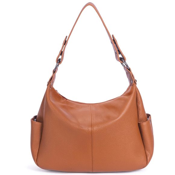 Purses Genuine Leather Hobo Bags Medium Shoulder Bag Brown Everyday >:) - Picture 1 of 4